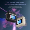 V8 Wireless BT Headset LCD Full Color Smart Display Touch