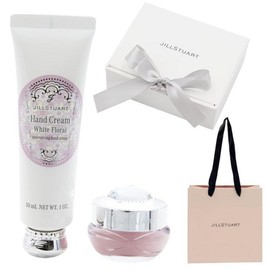 【Gift box and paper bag included】 JILL STUART White Floral Hand Cream 30ml Lip Mask 7g Set Gift box included, see details page / 【선물 상자・종이봉투 첨부】 질 스튜어트 JILL STUART 화이트 플로럴 핸드 크림 30ml 립 마스크 7g 세트 선물 상자 포함, 상세페이지 참조