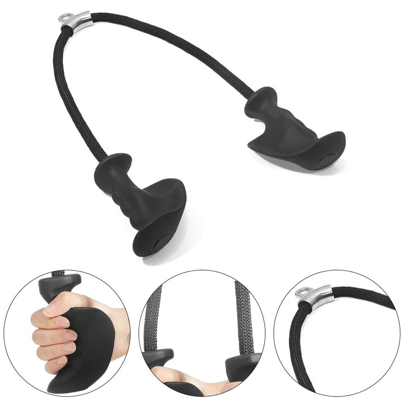 Triceps Pull Down Rope,Tricep Rope with Handles,Cable Machine Accessories,Pull Down