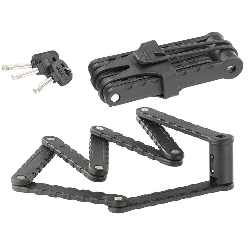 AGT Bicycle Accessories: Bicycle & Motorcycle Folding Lock, 3.5 mm