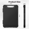Sooez Reinforced Clipboard with Storage, Inner Plastic Folder Attached, Heavy