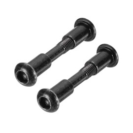 PATIKIL Fixed Bolt Screw, 2 Pack Folding Shaft Locking Screw Folding Place Fixed Bolt Replacement Parts Compatible for M365 Electric Scooters, Black