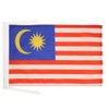 Malaysia Flag 18'' x 12'' cords - Malaysian SMALL flags