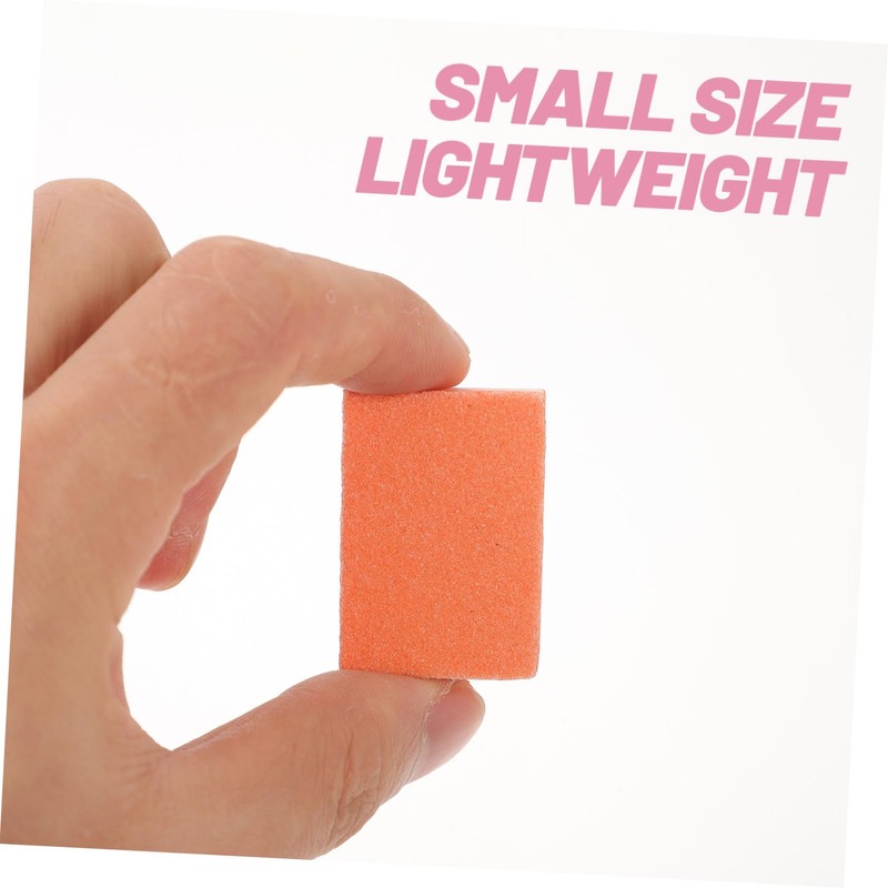 Healeved 50pcs Manicure Nail File Set Double-sided Buffer Block Nail