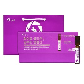 Kim So-hyung's studio [Director Kim So-hyung] Wonbang White Collagen + Albumin Ampoule Shot ((20g + 500mg 2 tablets) 14 bottles) / [김소형원장] 원방 화이트콜라겐+알부민앰플샷 ((20g+500mg2정)14병)