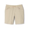 French Toast Girls' Big Pull-On Cotton Twill Shorts with Pockets,