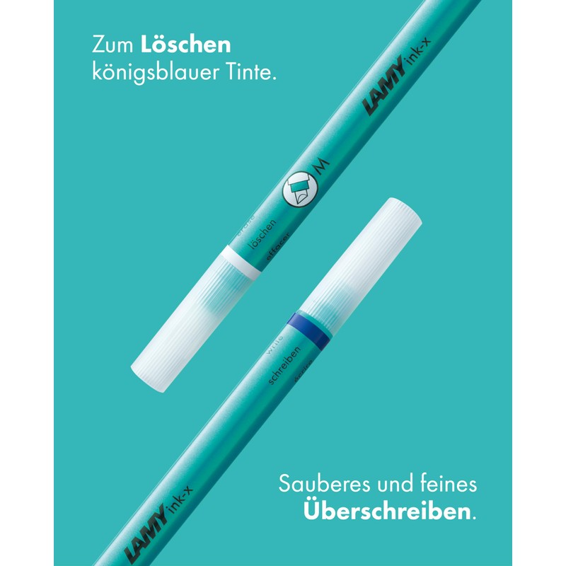 LAMY ink-x Set of 2 Tourmaline Ink Erasers Made of