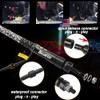 Beatto 2PCS 3FT(0.9M) RF Remote Control RGB LED Whips Light