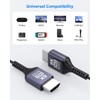 ZeniKon 8K Thin HDMI Cable 6.6FT 2-Pack, Ultra Slim HDMI