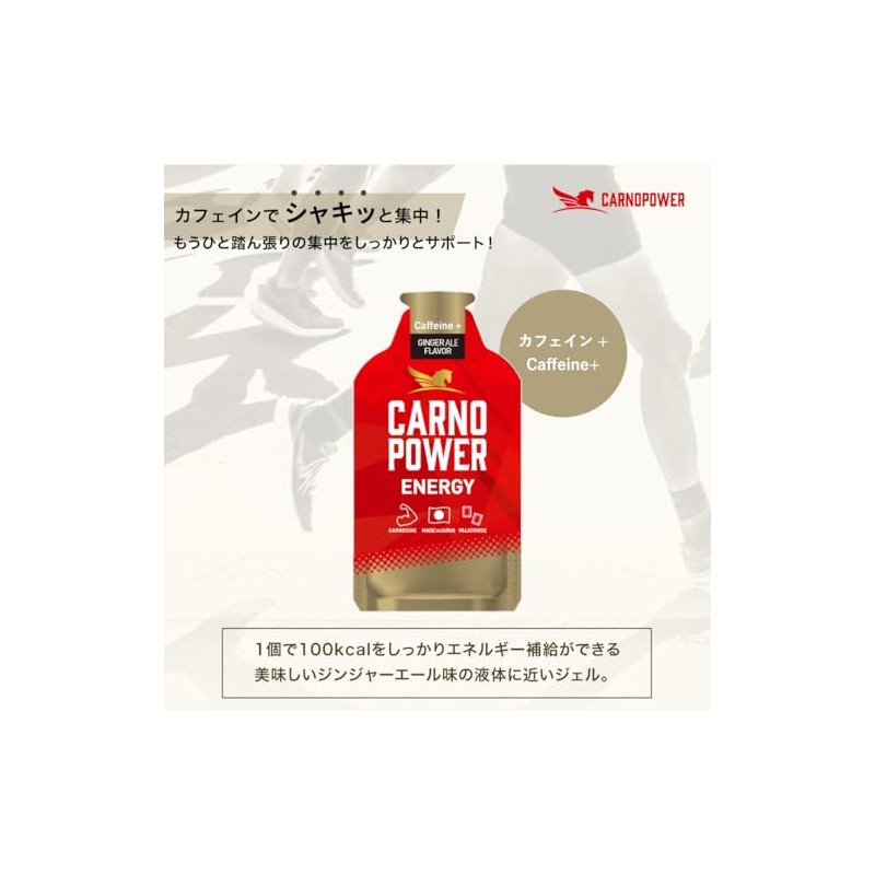 カルノパワーENERGY（1個） (10個箱入り, ジンジャーエール)