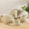 TheTerra Ceramic Dinnerware Sets for 6, 18 Pieces Porcelain Lightweight
