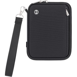 ALNEW - Soporte para pasaporte para viajes, bloqueo RFID, organizador esencial con ranuras para tarjetas y bolsillo con cremallera (mujeres/hombres)
