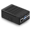 iUniker Case for Raspberry Pi 5, ABS Fan Case with