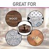 SoftTouch 4770195N Nail-On, Heavy Duty Felt Pads For Wood Furniture