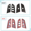 Car Door Window Glass Lift Button Panel Trim Cover Compatible
