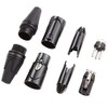 MFL. Conector de cable XLR de 3 pines macho y