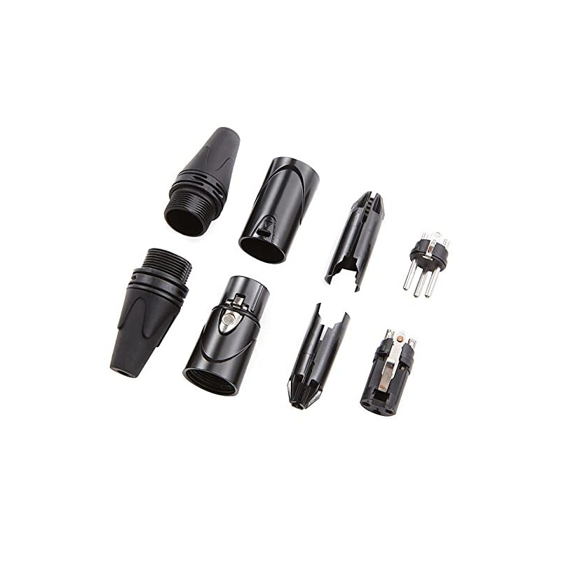 MFL. Conector de cable XLR de 3 pines macho y
