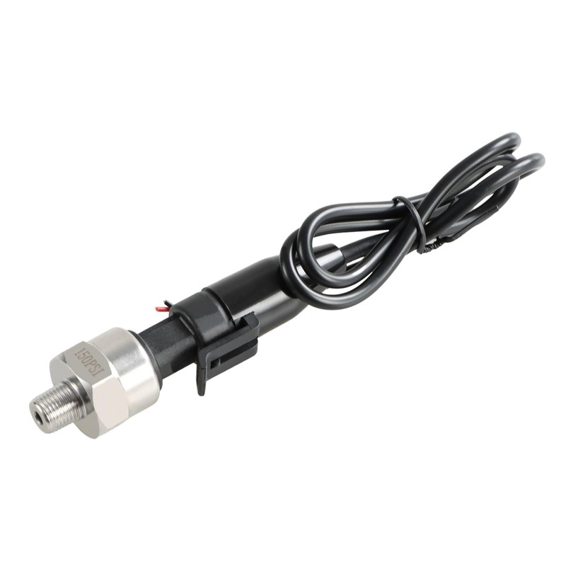 FUSCH 150 PSI Pressure Transducer Sensor with Connector Harness, 1/8"