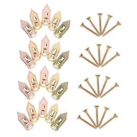 Ciieeo 1 Set Metal Self Drilling Anchor Replacement Expansion Screws for Drywall and Stable Wall Anchors with Professional Workmanship for Ceiling and Wall Hanging