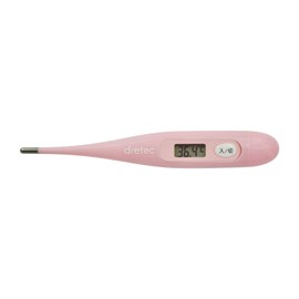 Dretec TO-100PK Electronic Thermometer, For Armpit and Mouth Use, Pink