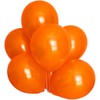 Generic Pack of 50 Latex 12 Inches Orange Balloons, Metallic