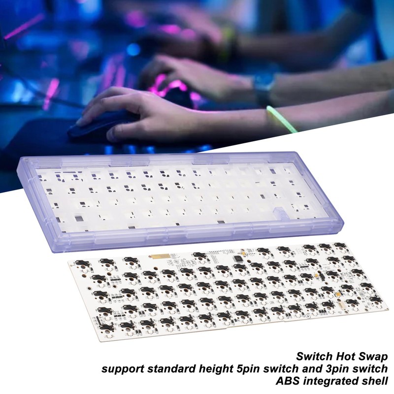 DIY Mechanical Keyboard Kit 67 Keys Wired Switch Hot Swap