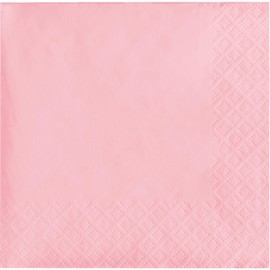 Creative Converting Party Tableware 2-Ply Beverage Napkin, Party Supplies, One Size, Classic Pink, 50