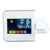 Digital Projection Alarm Clock with Thermometer and Hygrometer, 180 Degree