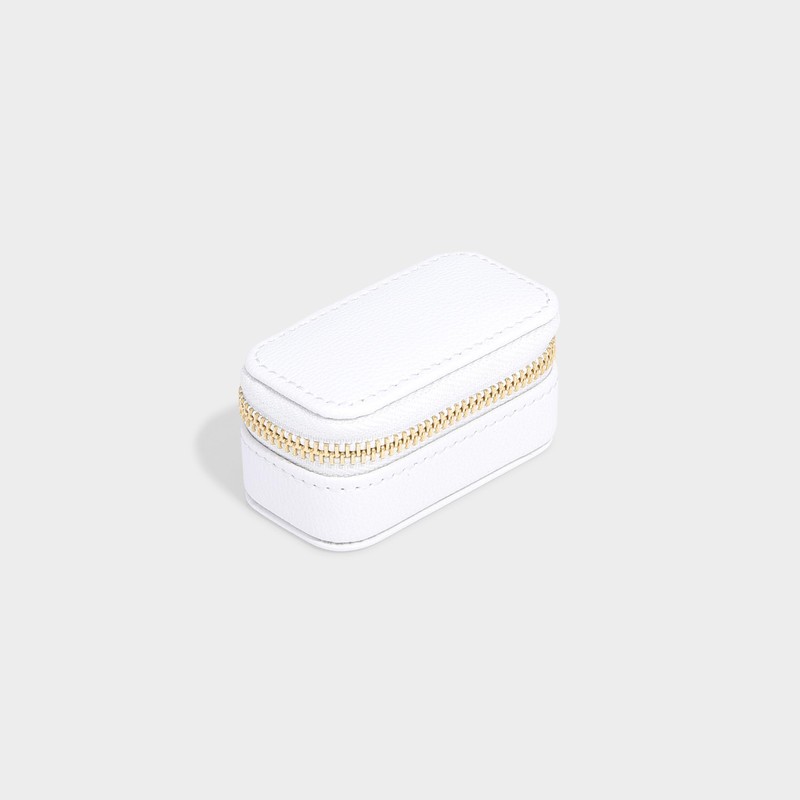 Stackers Pebble White Petite Ring Box