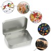 Ouligay Small Tins with Lids Metal Tin Box Mint Tin