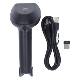 Barcode Scanner Bluetooth 2.4GHz Wireless CCD Red Light Rechargeable 1D Code Reader for Mall Logistics
