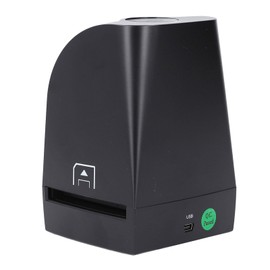 Film Scanner to Digital, Portable Photo Scanner, Convert Color & Negative & 35mm 135mm Black and White Slides to Digital Photos, Slide & Negative Scanners (Black)