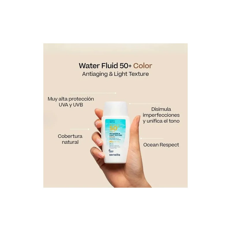 Sensilis Waterfluid 50+ Color - Protector Solar Ultraligero