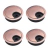 Gasea 4 Packs 50mm Desk Table Grommet Cable Tidies Computer