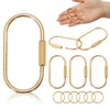 Gaprumi Heavy Duty Car Key Organizer 4 Pcs Brass Screw