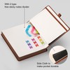RETTACY Thick Lined Journal Notebook, A5 Hardcover Leather Journal With