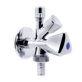 'VARIOSAN HEKO-11114 Combination Angle Valve DN15 1/2 – Chrome Plated