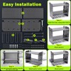 Wall Mount for EGO-Compatible Tools – 3-Layer Adjustable Garage Organizer