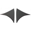 Rear Window Spoiler Cover, 2pcs Carbon Fiber Rear Window Spoiler