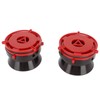 1 Pair NAB Hub Adapters Professional Polished Aluminum Reel to