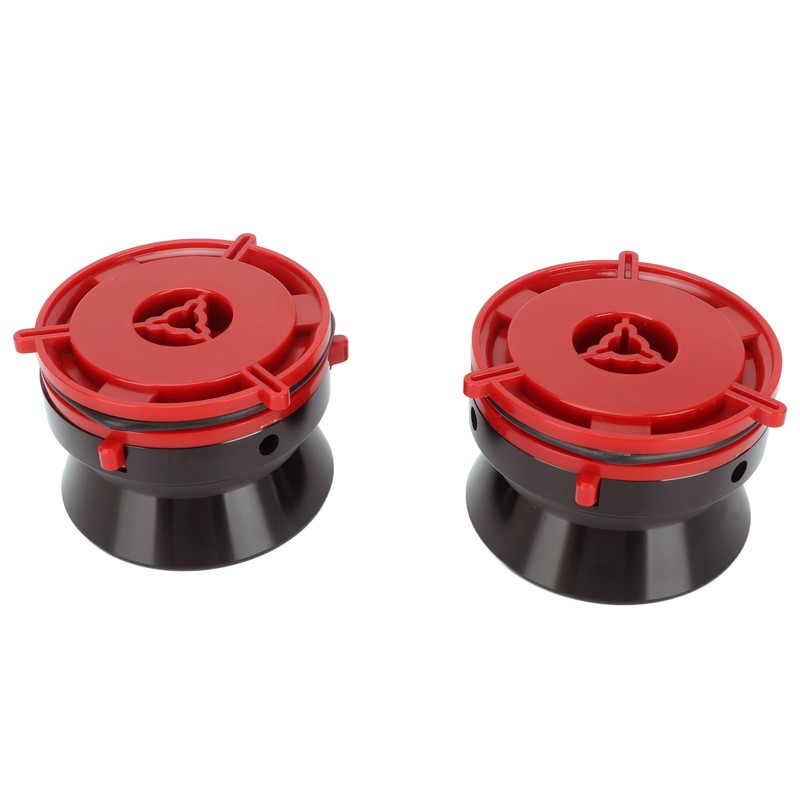 1 Pair NAB Hub Adapters Professional Polished Aluminum Reel to