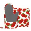 Silicone Oven Mitts and Pot Holders Sets, Home Cute Strawberry
