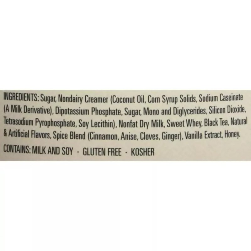 Pacific Chai Vanilla Chai Latte Powder Mix, Instant Hot, Iced