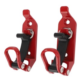 2 Pieces Roof Rack Shovel Home Decor Organizer Holder Good Load Capacity Axe Holder Clamp Metal Rubber Clamp Mounting Kit for Car Truck Boats (Red)