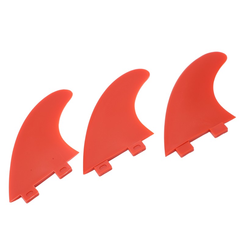 3Pcs Surfboard Fins Glass Fiber Thruster Fin Sets Surf Accessories