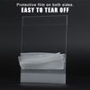 xydstay 6pack Acrylic Wall Sign Holder with Tape,8.5 X 11