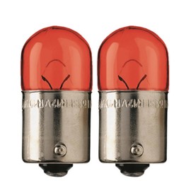 Flosser Incandescent R5W 5W 402509 BA15s G18 Red Rear Tail Side Marker Light Bulb Replacement (Pack of 2) Made in Germany