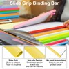 PATIKIL 30Pcs Binding Bars, 8mm Binding Bars Slide Grip 50