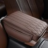 wuyaoyao Car Center Console Cover, Leather Car Armrest Box Cover,