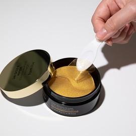 24K Parche Ocular en Ampolla con Solución de Oro y Péptidos - Parches Bajo Los Ojos para Las Arrugas - Mejora la Elasticidad de Piel - 60 pz